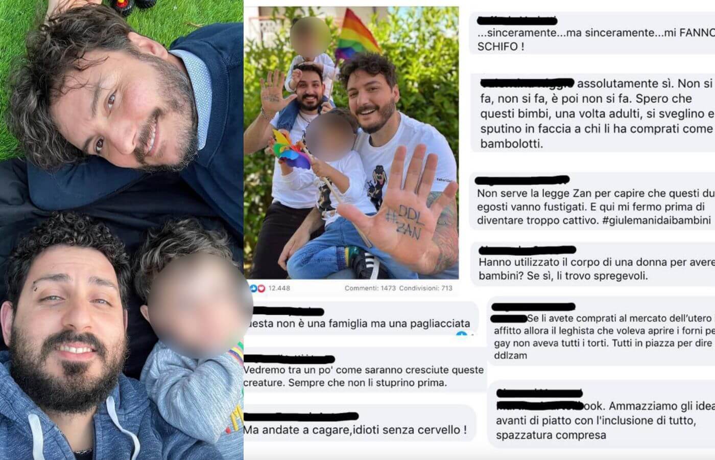 Papà Per Scelta, commenti omofobi nella Giornata delle Famiglie: “Serve la legge Zan”