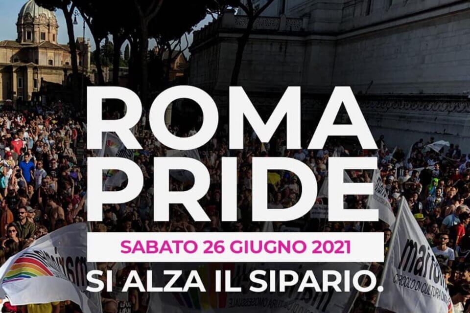 Roma Pride 2021 si farà: il 26 giugno tutti in piazza!