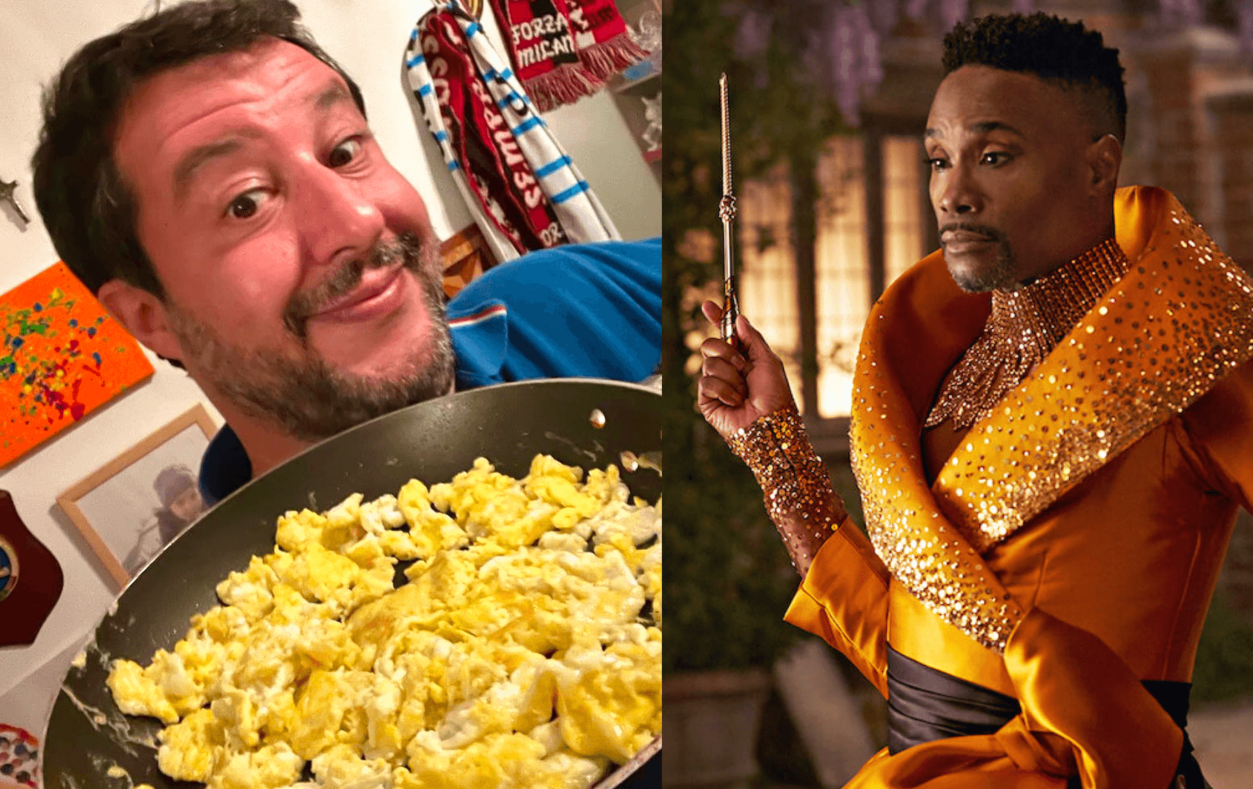 Salvini vs. Billy Porter fata Madrina in Cenerentola: “Sono il solo a pensare che siamo alla follia?”