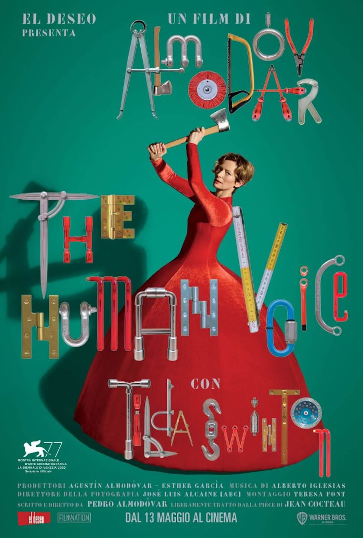 The Human Voice di Pedro Almodovar arriva nei cinema d'Italia, poster e trailer - The Human Voice di Pedro Almodovar - Gay.it