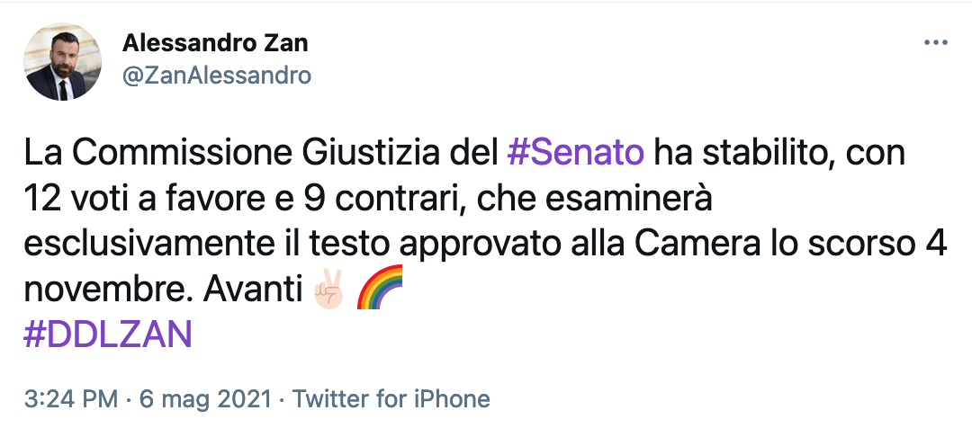 La destra presenta il suo DDL contro l'omofobia, subito bocciato. Zan attacca: "Vergognoso insulto ai diritti" - Zan - Gay.it