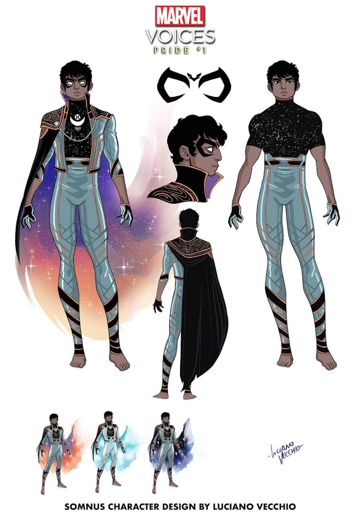 Ecco Somnus, il nuovo supereroe LGBTQ + della Marvel - marvoicespride2021001 somnus character design - Gay.it