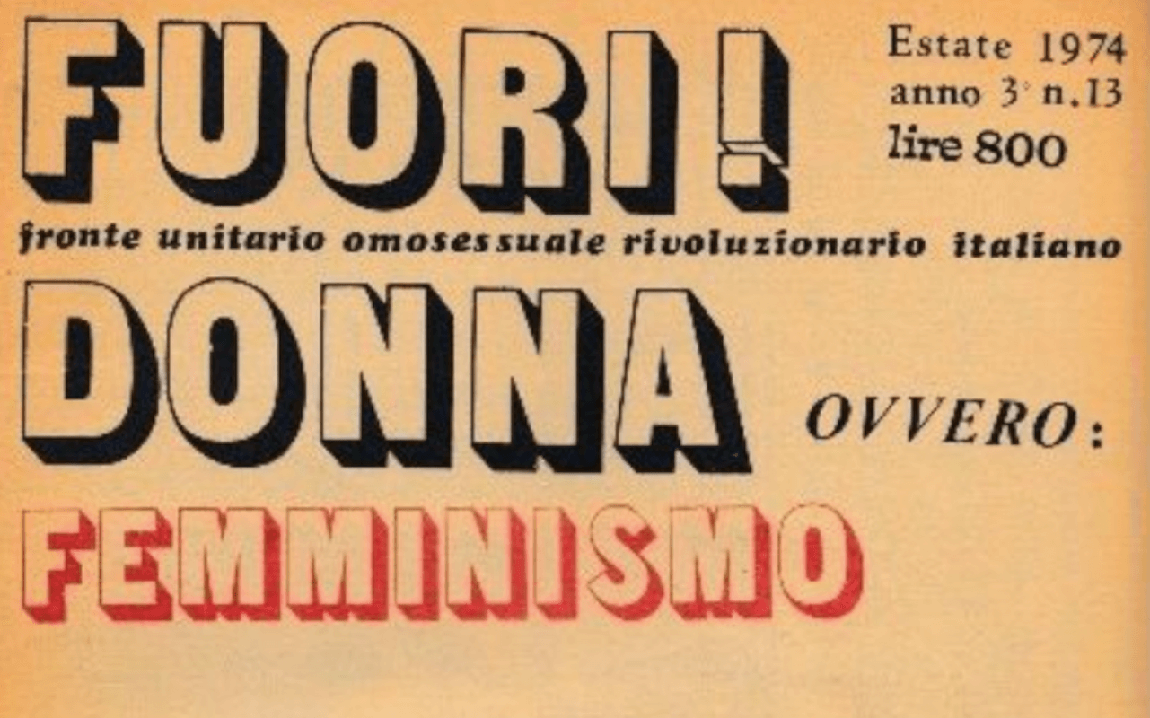 1974-1975: dalla rivoluzione femminista al FUORI dei Radicali