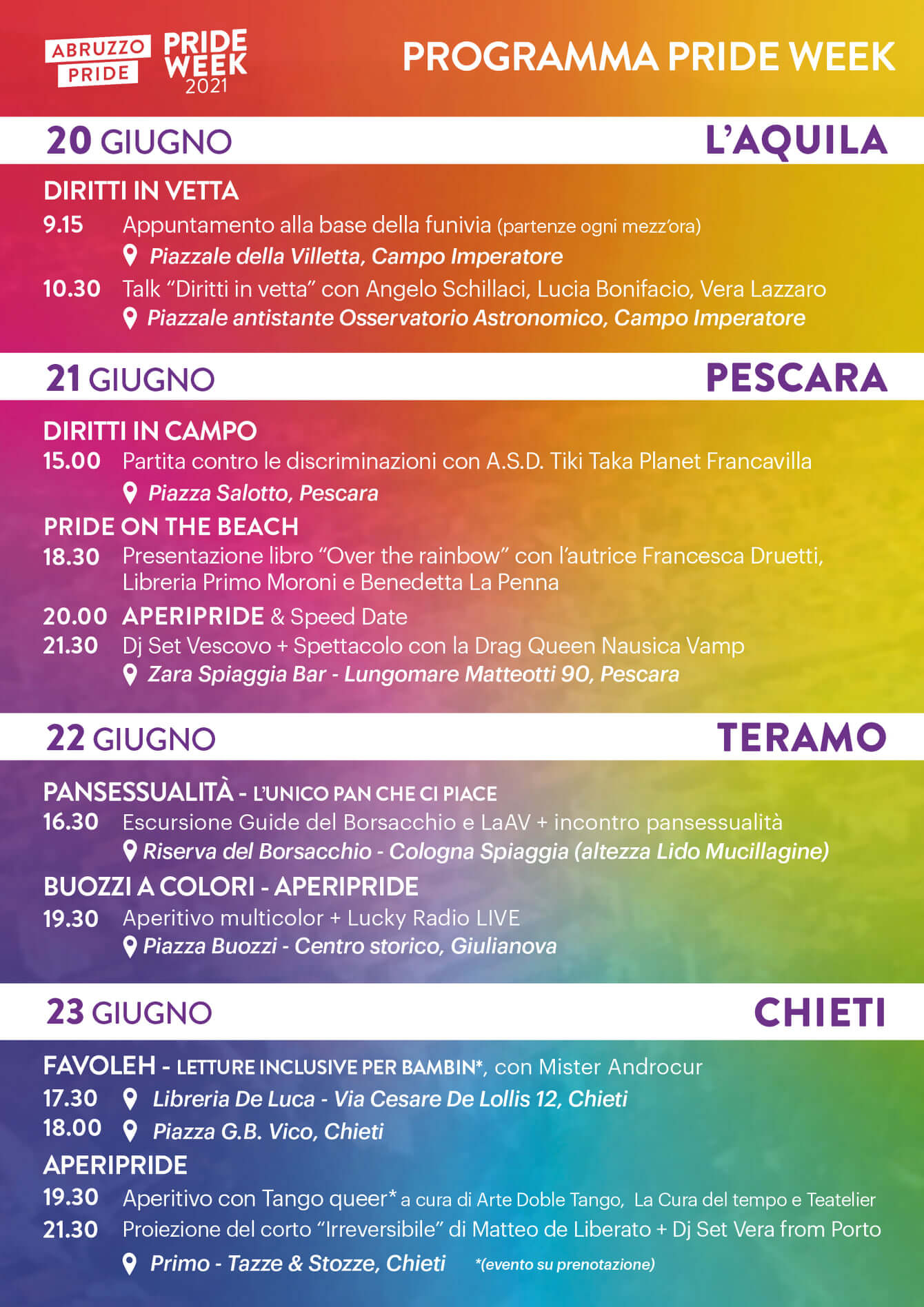 Abruzzo Pride 2021, la bandiera arcobaleno sulla vetta del Gran Sasso - 201360969 2575085276120946 1355489187298302607 n - Gay.it