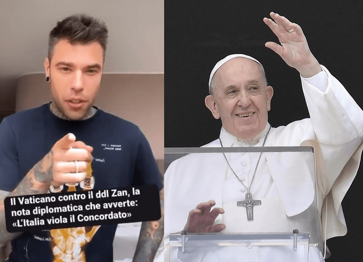 Fedez vs. Vaticano: “Siamo uno Stato laico, avete concordato anche di non processare i preti pedofili?” – VIDEO