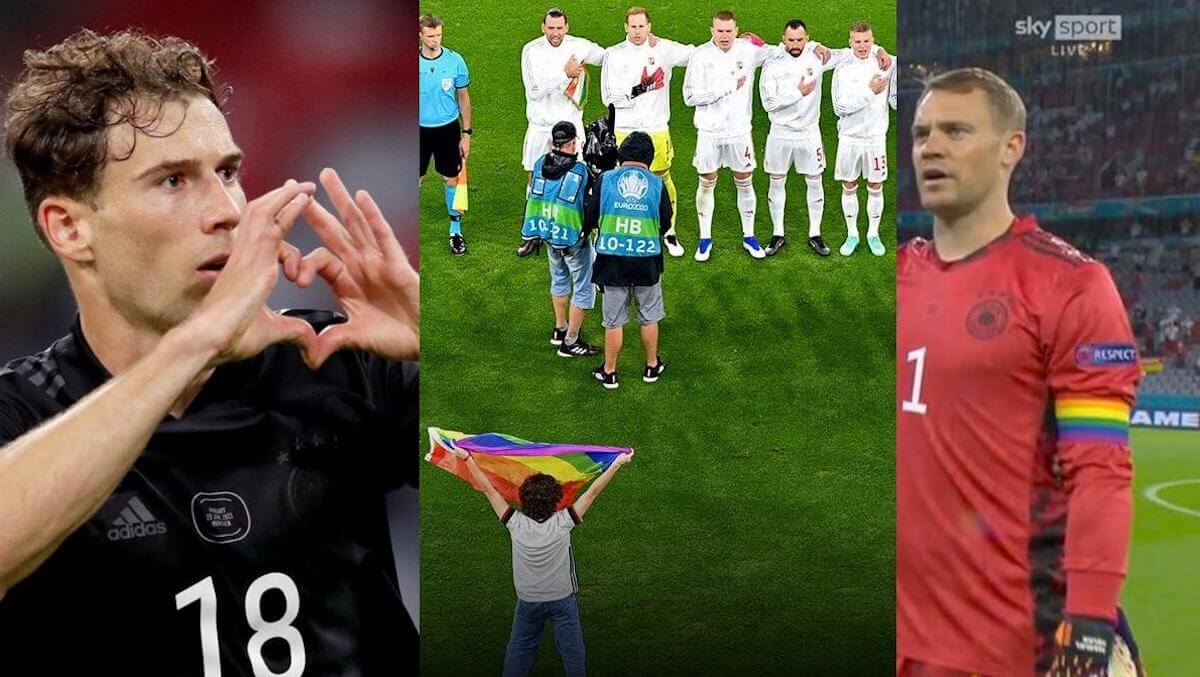 Germania – Ungheria storica partita contro l’omotransfobia – foto e video