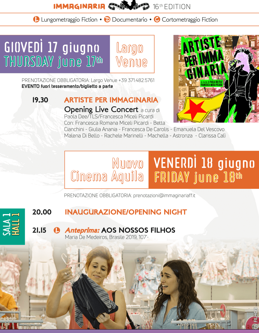 Immaginaria 2021, torna a Roma l'International Film Festival of Lesbians & Other Rebellious Women - il programma - Immaginaria 2021 a - Gay.it