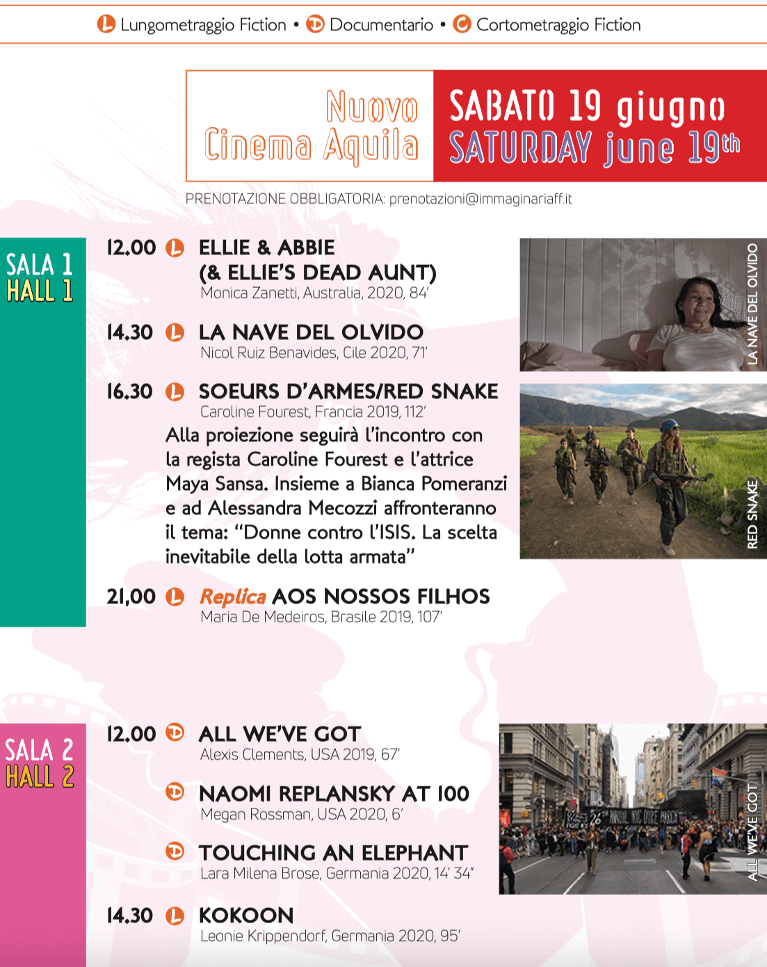 Immaginaria 2021, torna a Roma l'International Film Festival of Lesbians & Other Rebellious Women - il programma - Immaginaria 2021 b - Gay.it