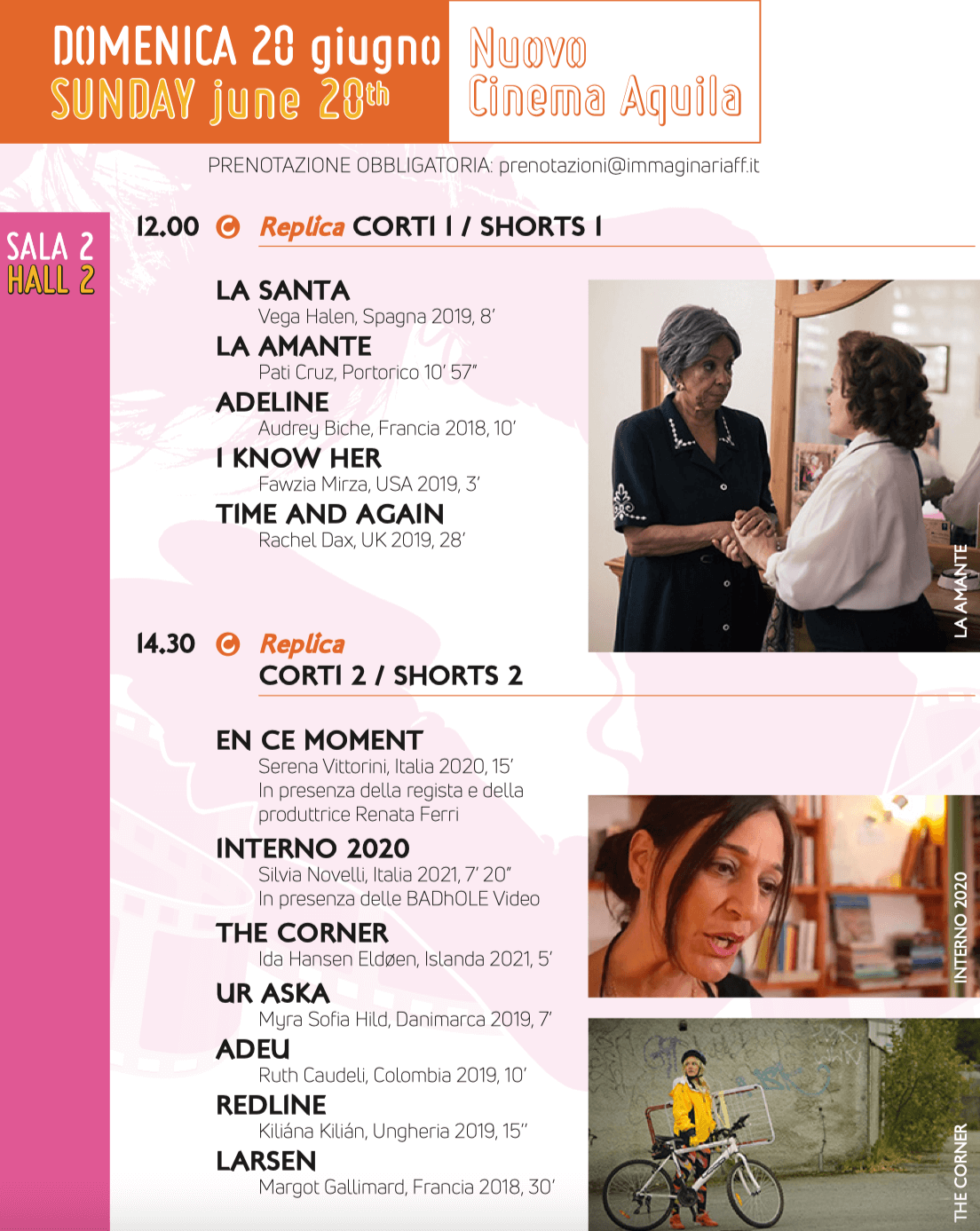 Immaginaria 2021, torna a Roma l'International Film Festival of Lesbians & Other Rebellious Women - il programma - Immaginaria 2021 f - Gay.it