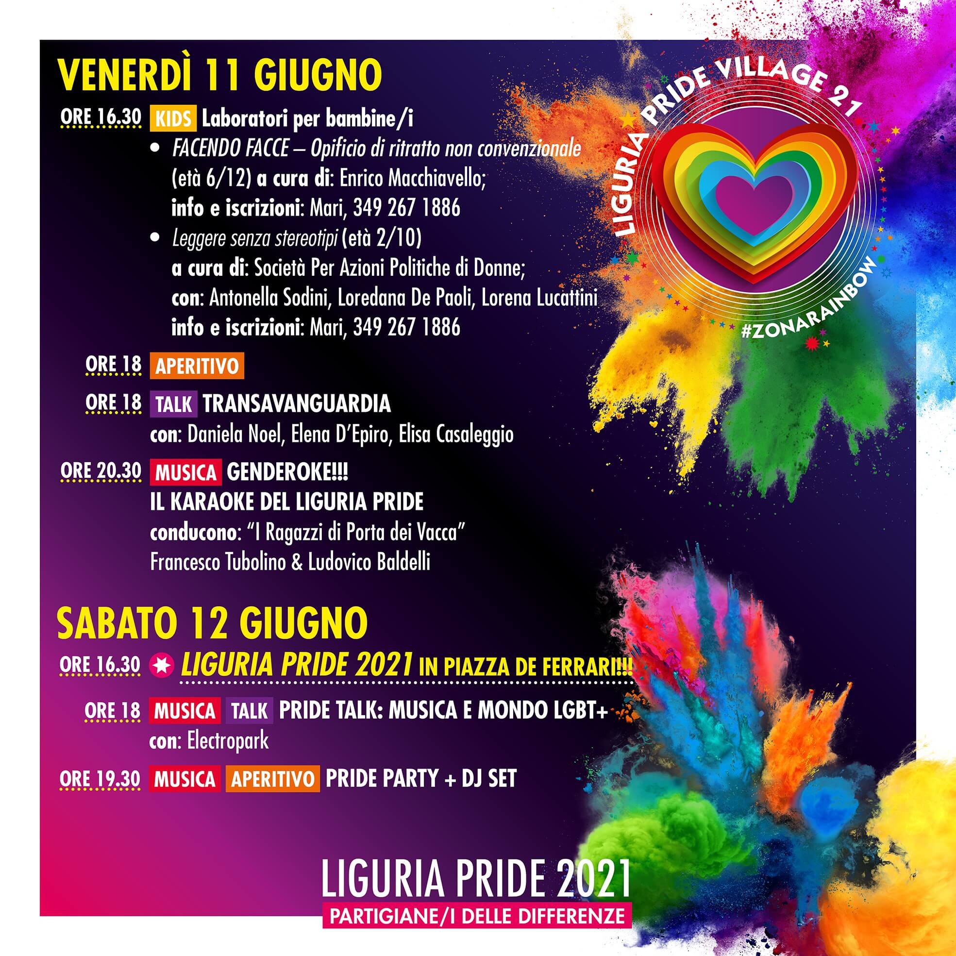 Liguria Pride 2021, tutti a Genova sabato 12 giugno - il programma della settimana - Liguria Pride 2021 tutti a Genova 9 - Gay.it