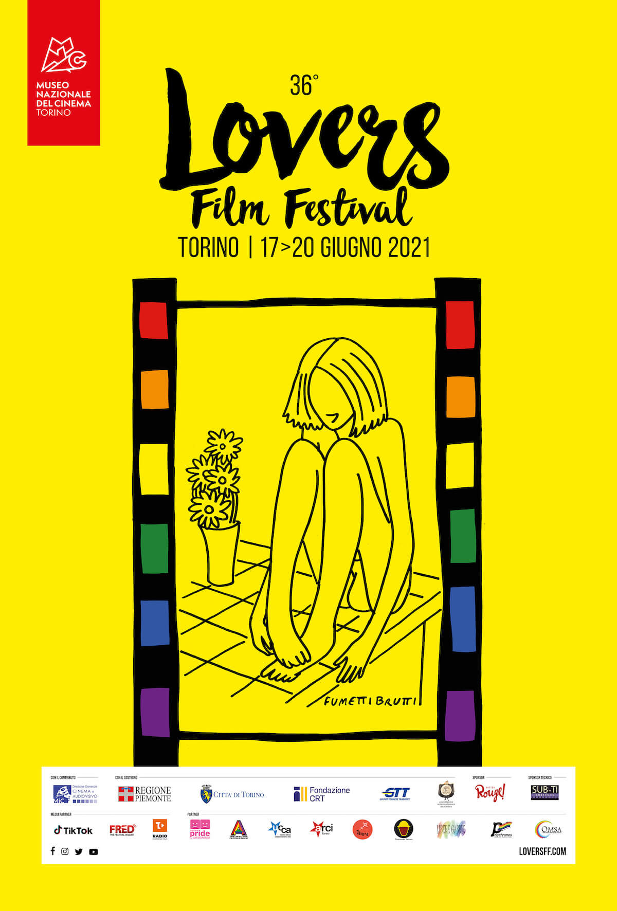 Lovers Film Festival 2021, il manifesto ufficiale firmato Fumettibrutti: "Fierezza, orgoglio e rinascita" - Lovers Film Festival 2021 il manifesto ufficiale firmato Fumettibrutti 2 - Gay.it