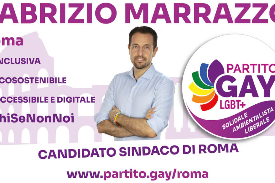 Roma, Fabrizio Marrazzo candidato Sindaco con il Partito Gay - Marrazzo Sindaco cover - Gay.it