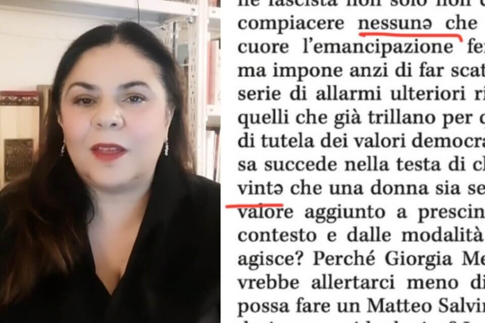 Michela Murgia sdogana lo schwa, alcuni quotidiani all’attacco: “Uno sgorbio, oscena acrobazione sessuale”