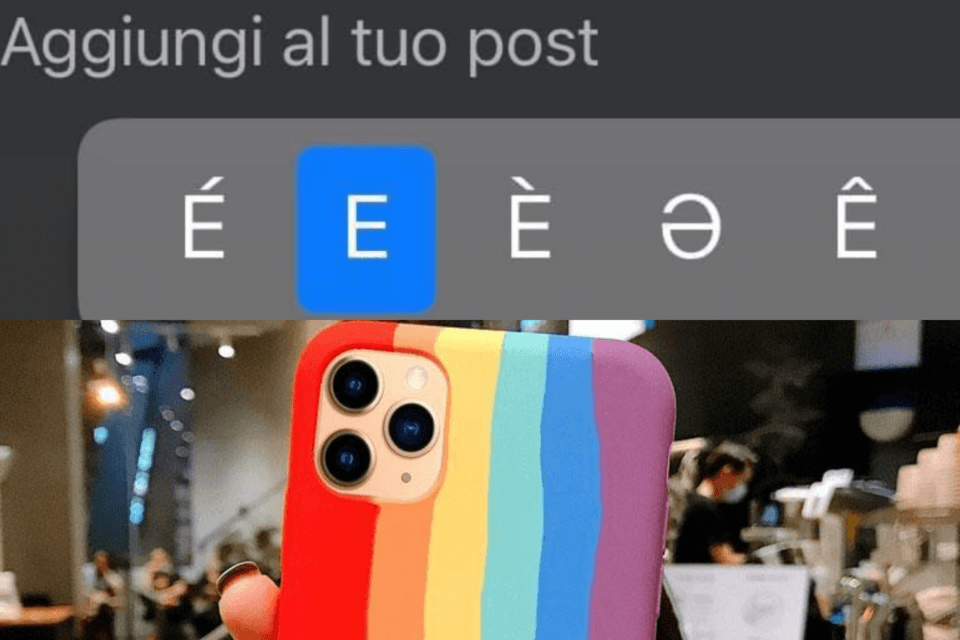 Lo schwa nella tastiera iPhone con iOS15? La vocale inclusiva spunta nella beta