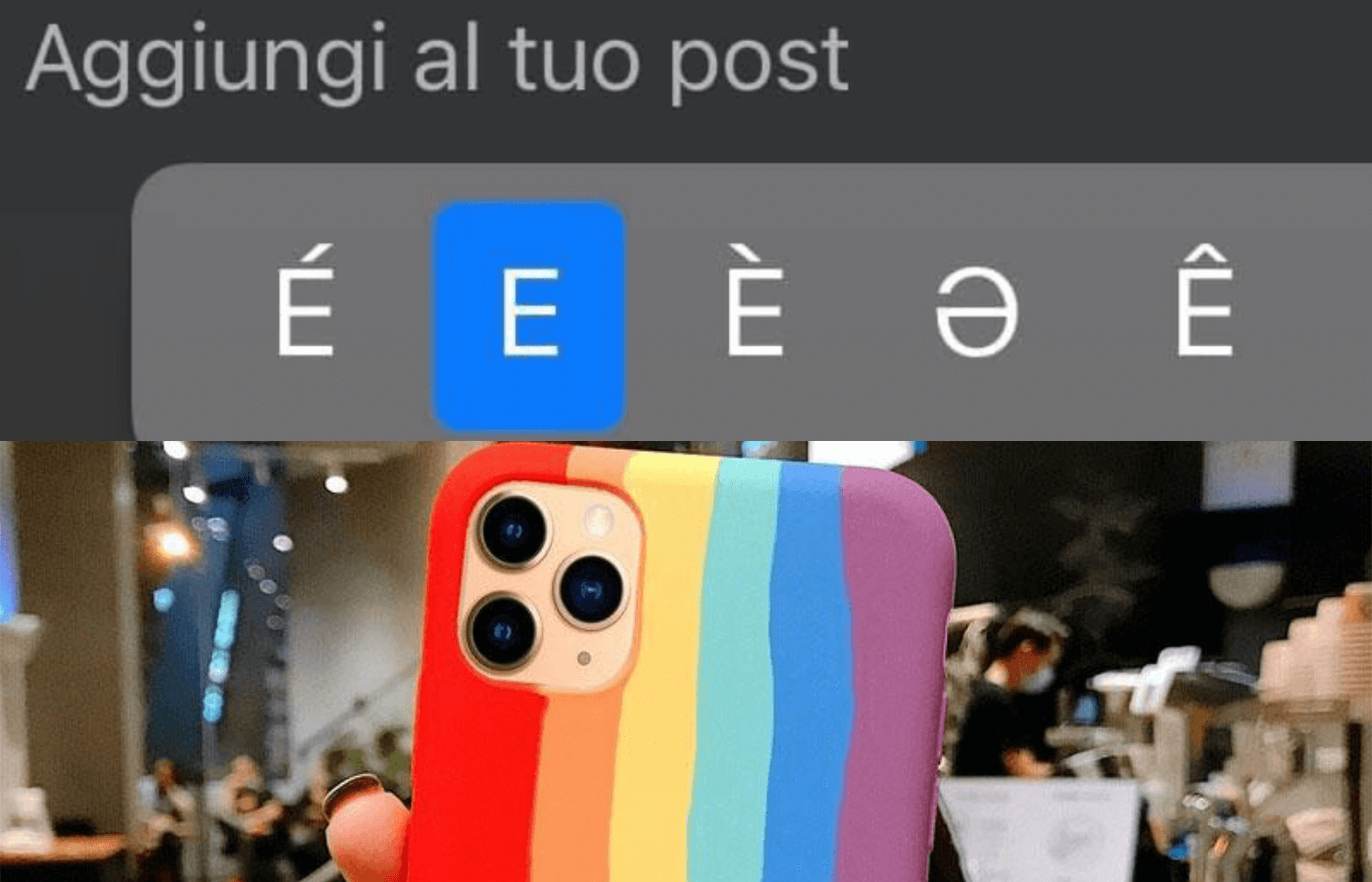 Lo schwa nella tastiera iPhone con iOS15? La vocale inclusiva spunta nella beta