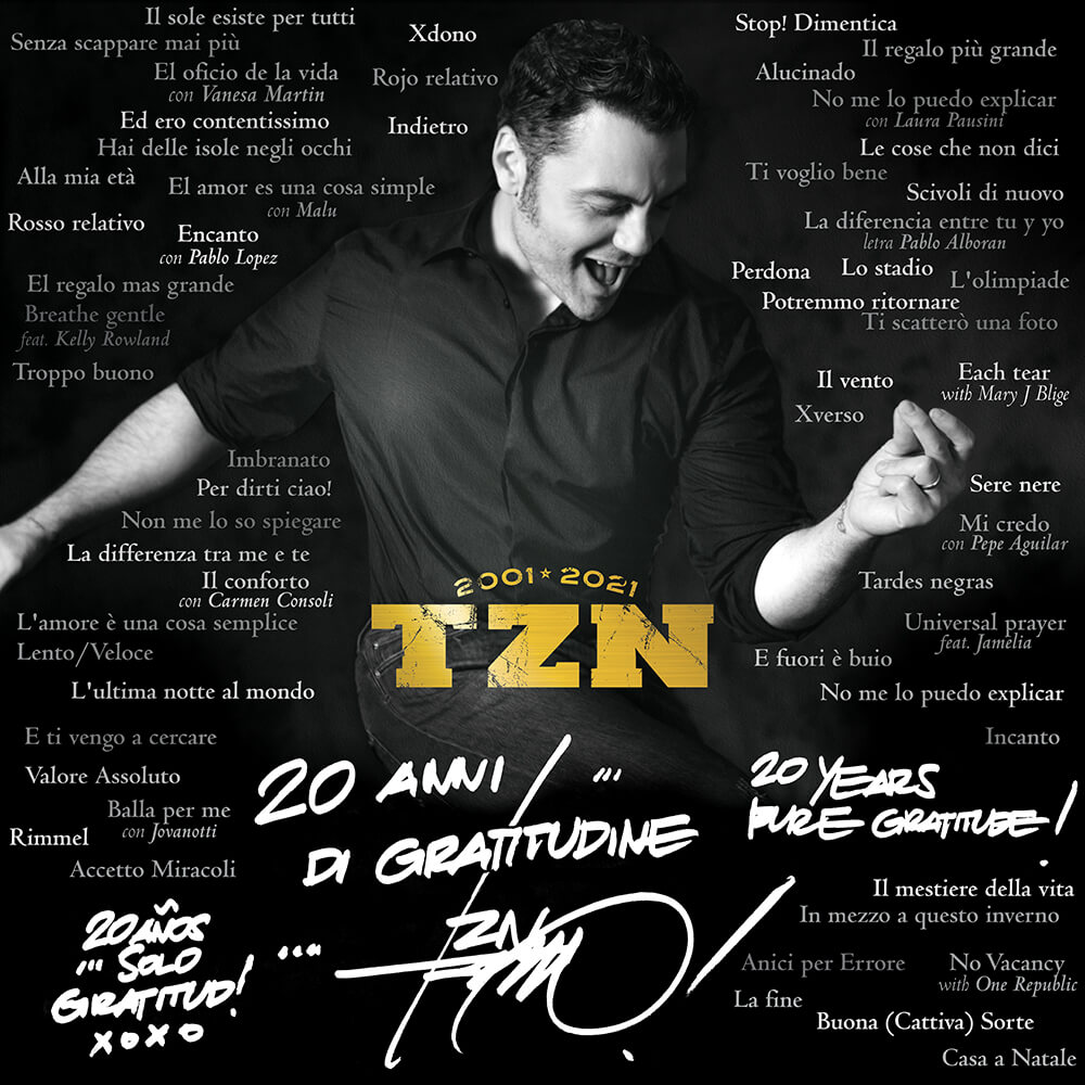 Tiziano Ferro festeggia 20 anni di carriera: "Una carezza per tutte le volte che ho dimenticato chi sono" - Tiziano Ferro festeggia 20 anni di carriera - Gay.it