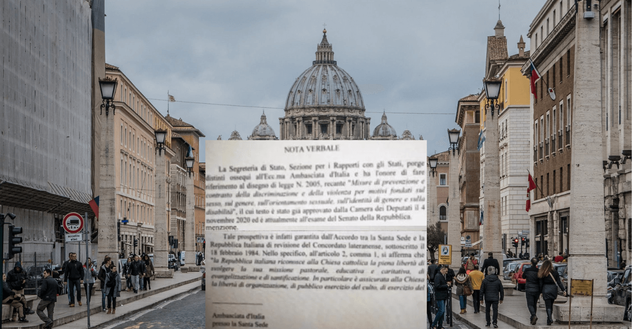 La nota del Vaticano sul DDL Zan: testo completo
