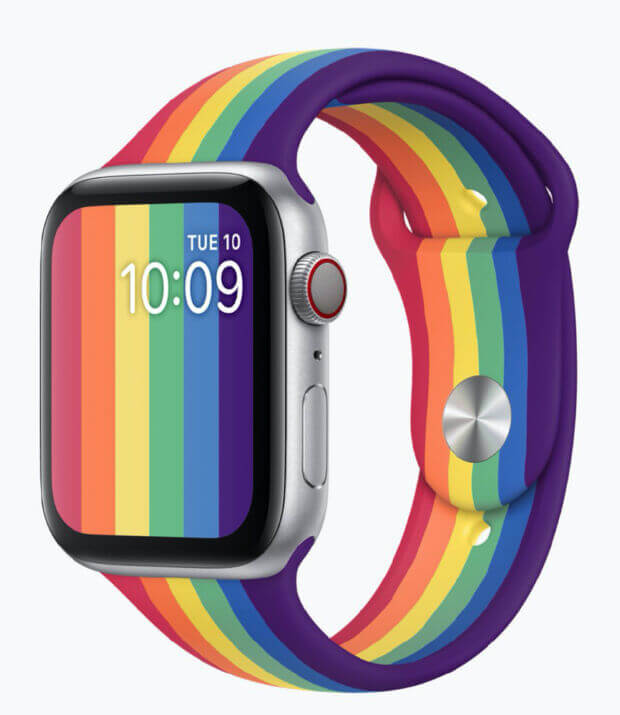 apple watch, campagne pubblicitarie lgbt