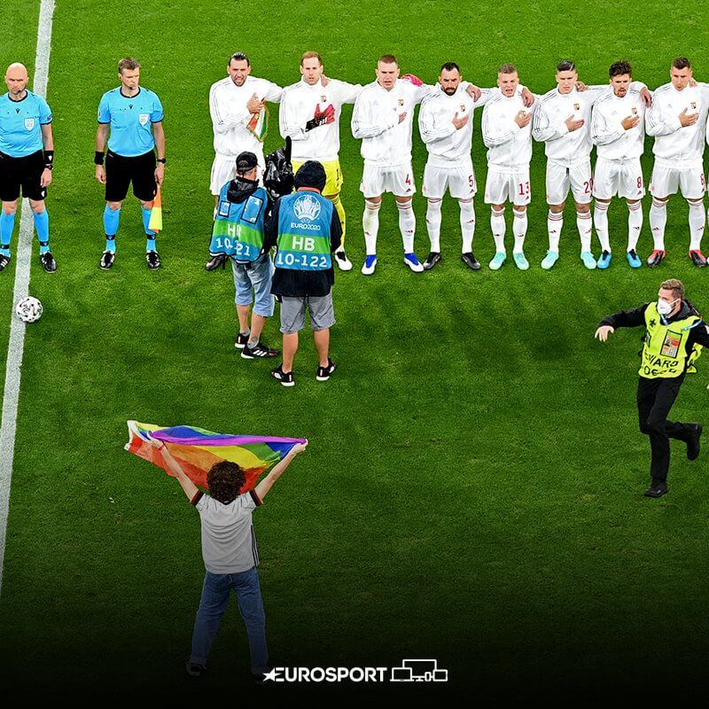 Germania - Ungheria storica partita contro l'omotransfobia - foto e video - germania rainbow 2 - Gay.it