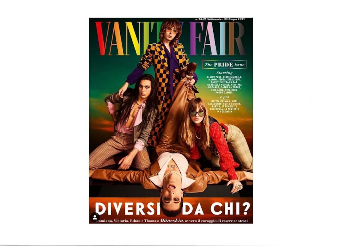 Vanity Fair Pride Issue, i Maneskin in copertina: “Liberi, diversi e orgogliosi di esserlo”