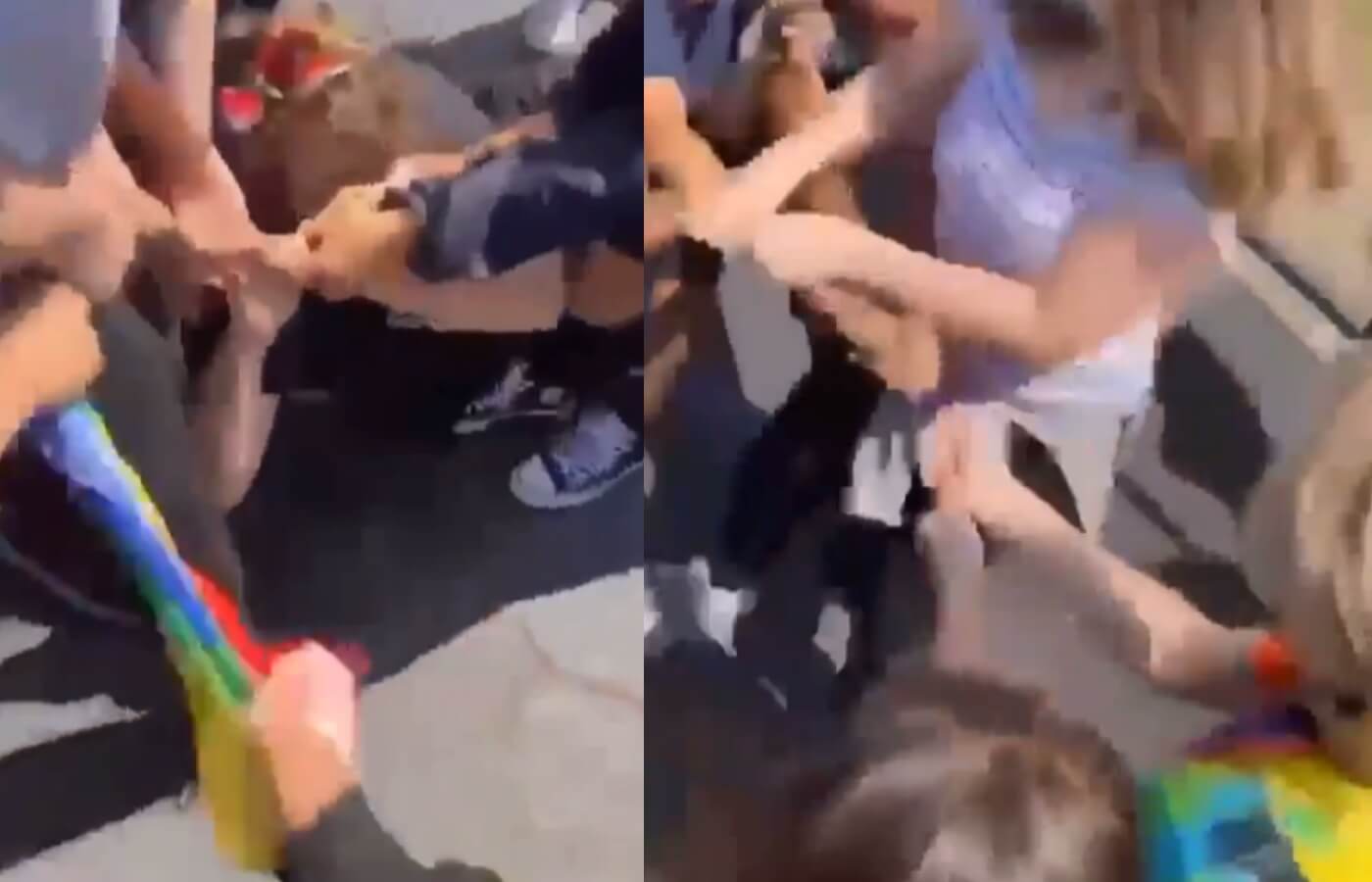 12enne non binario aggredit* a scuola in Florida per aver portato una bandiera arcobaleno – VIDEO