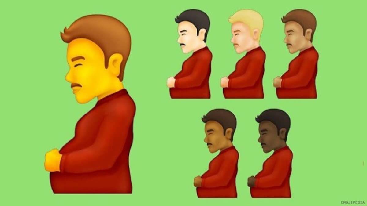 Emoji 2021, tra le novità c’è l’uomo FtoM incinto