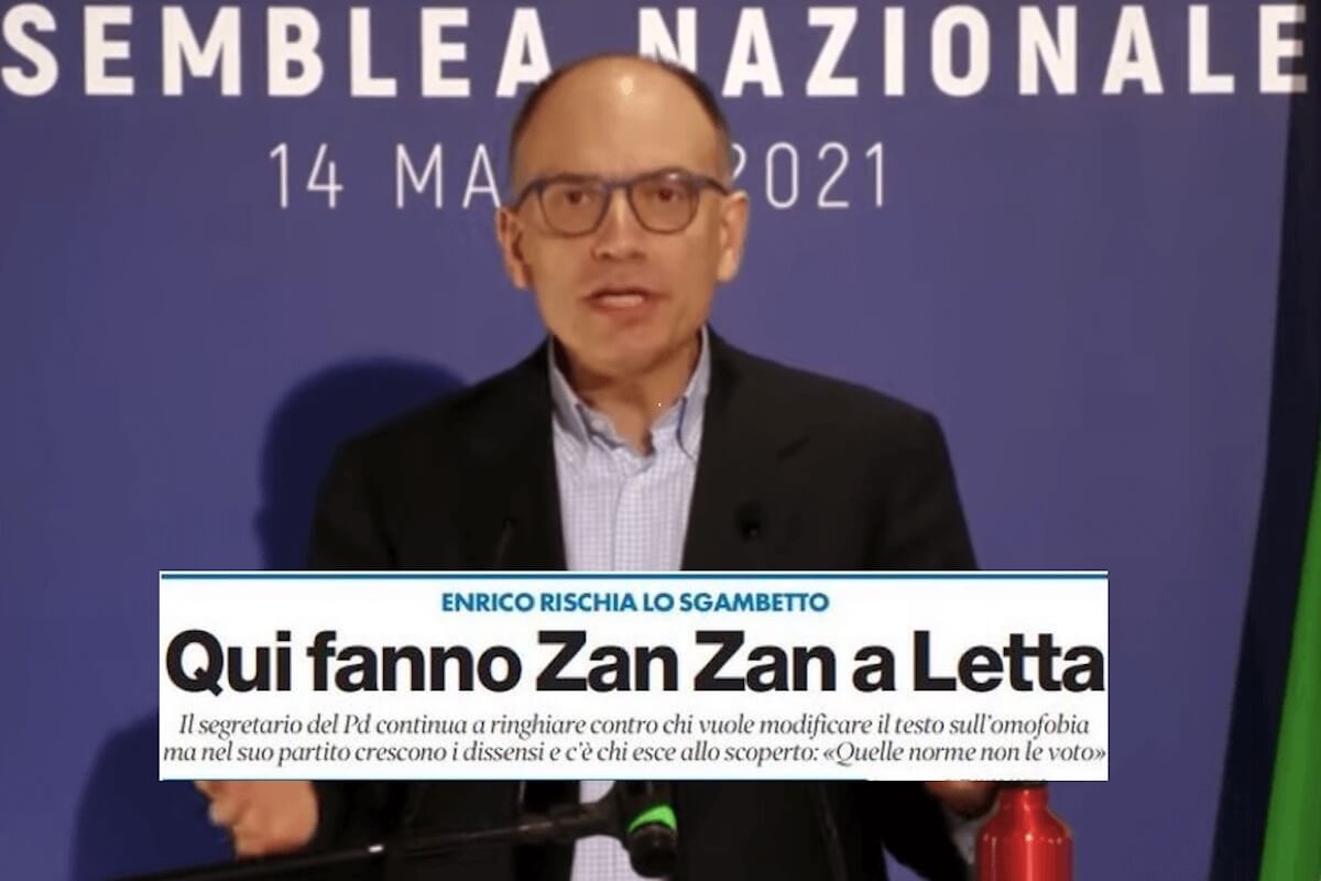 DDL ZAN: se il tradimento arriva da sinistra. Anche i dem Taricco e Cerno chiedono modifiche