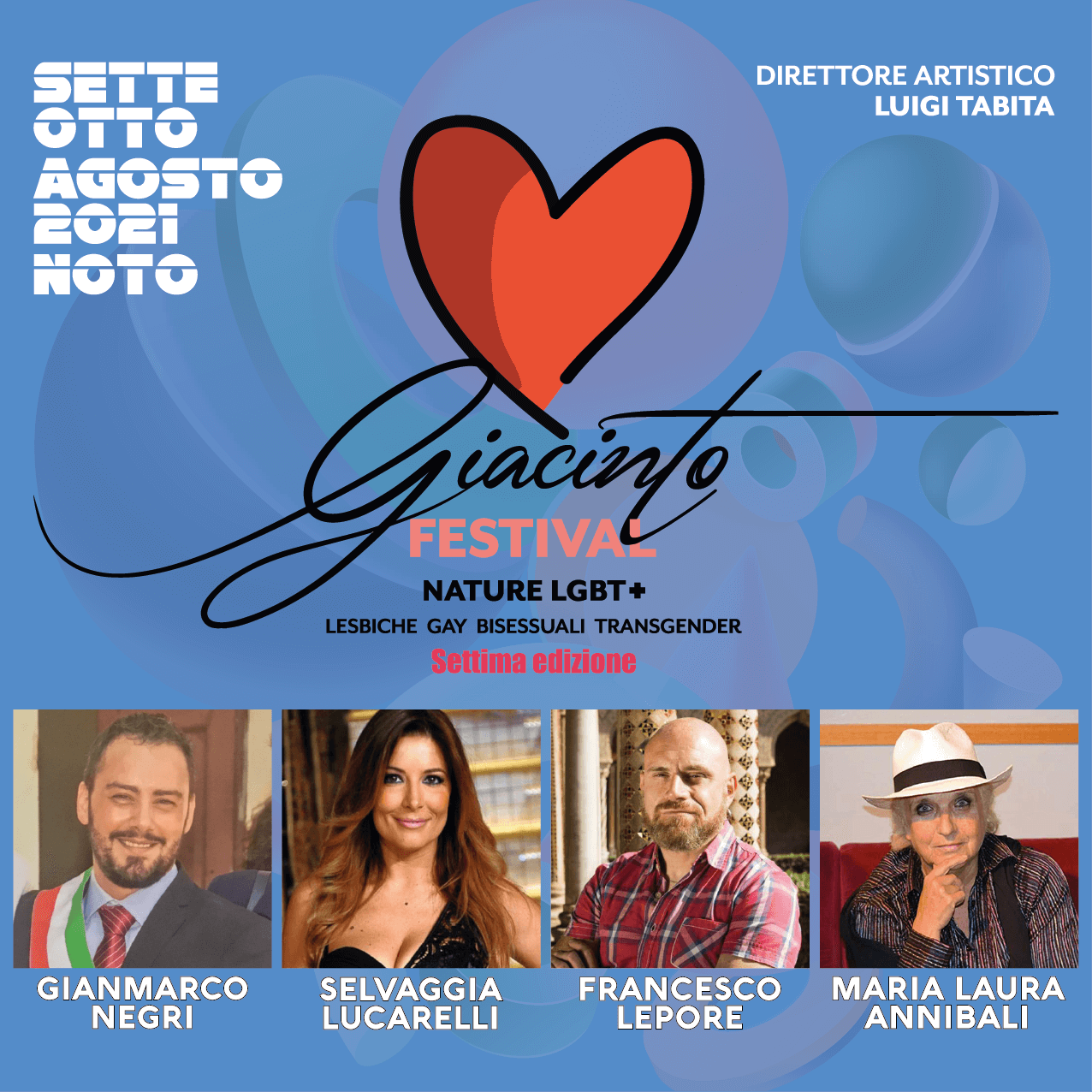 Giacinto Festival 2021, gli ospiti della 7a edizione: da Selvaggia Lucarelli a Gianmarco Negri - GIORNALE blu high 021 copia - Gay.it