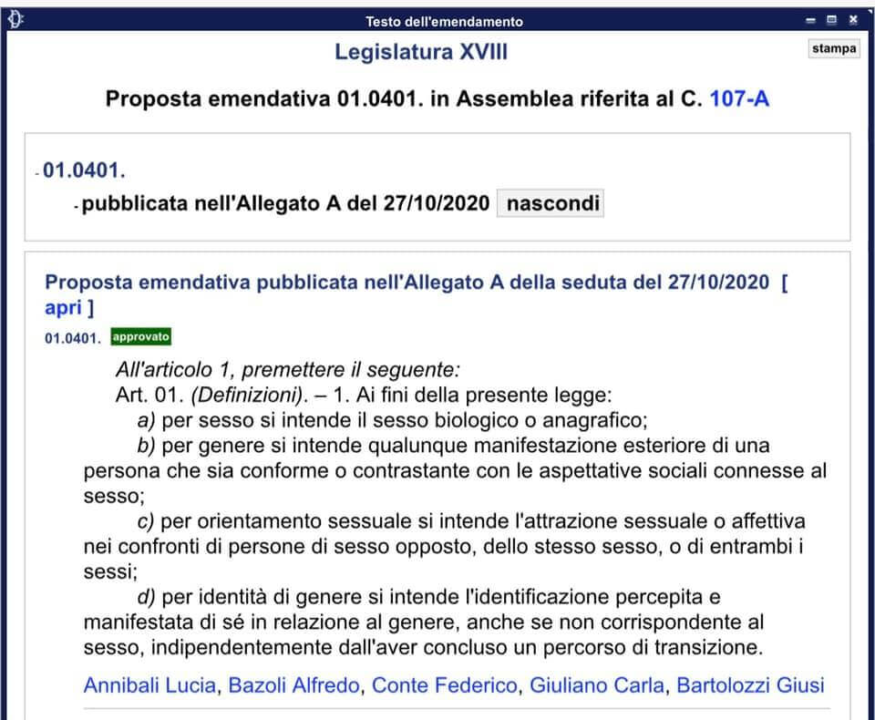 DDL Zan, applausi a Italia Viva da Salvini e Adinolfi. Il Pd: "richieste insostenibili, rifare tutto vuol dire affossarlo" - Lucia Annibali - Gay.it