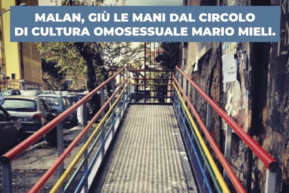 Il Circolo Mario Mieli denuncia Malan: "Insinua che insegniamo la pedofilia nelle scuole" - Mieli Lucio Malan - Gay.it