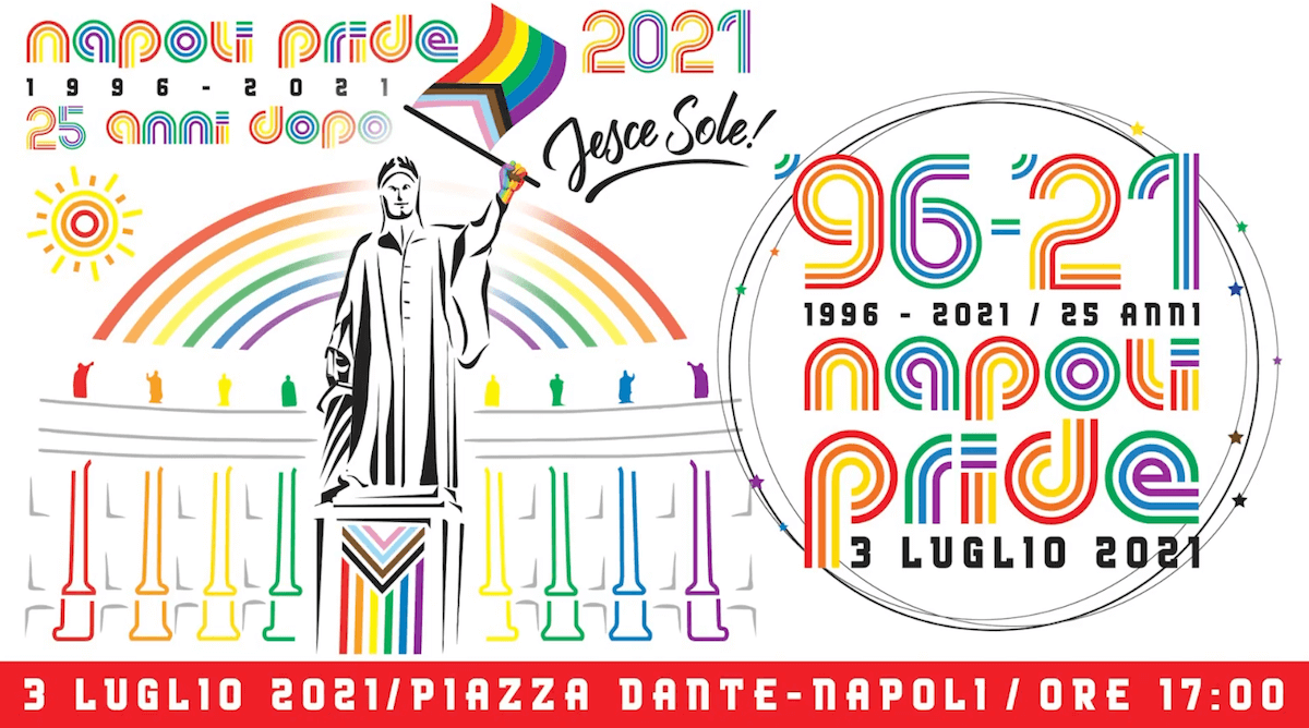 Onda Pride 2021, oggi scendono in strada Bologna, Napoli e Verona - NAPOLIPRIDE - Gay.it