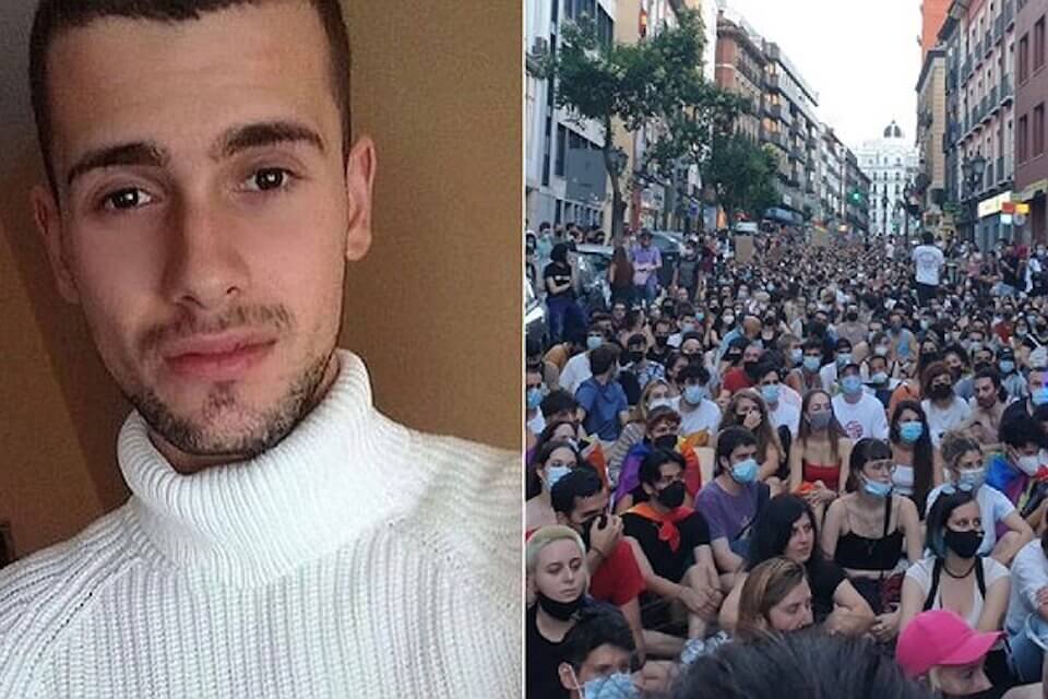 Spagna, 24enne gay ucciso dal branco, si indaga per omofobia - migliaia di persone protestano in piazza - Samuel Luiz - Gay.it
