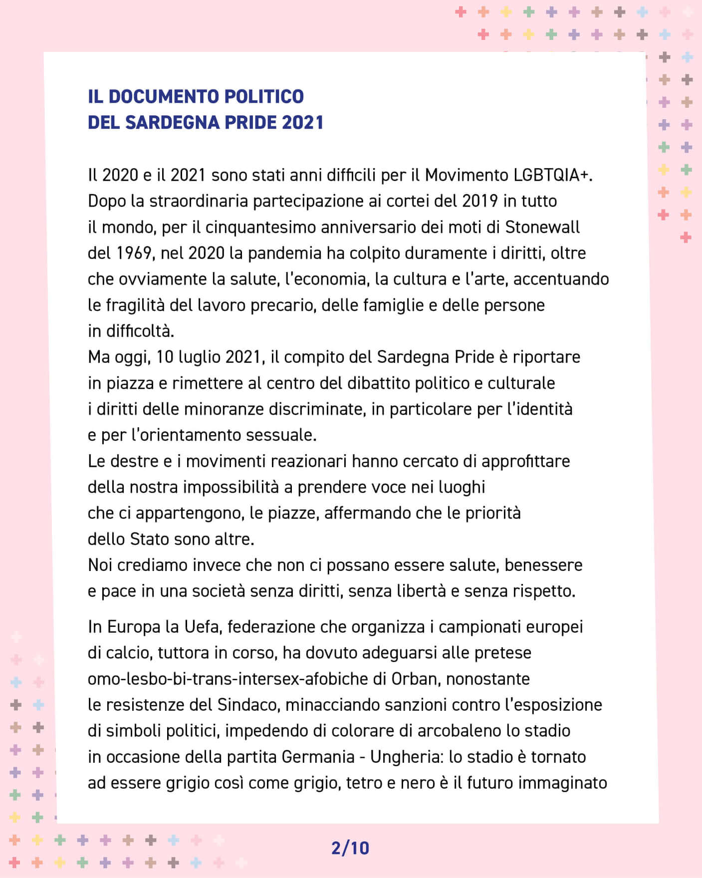 Sardegna Pride 2021, il 10 luglio tutti in piazza a Sassari e Cagliari - Sardegna Pride - Gay.it