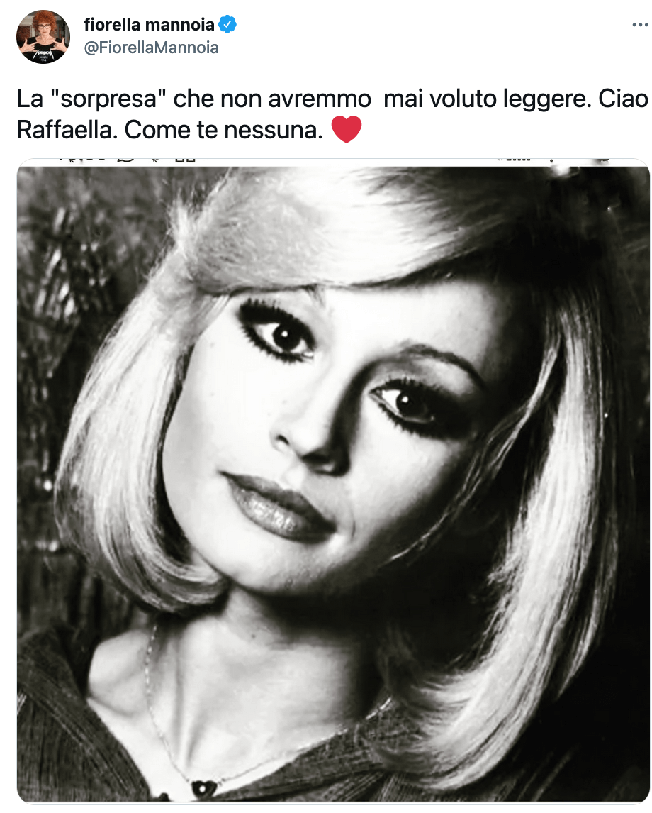 Tutti ricordano e celebrano Raffaella Carrà