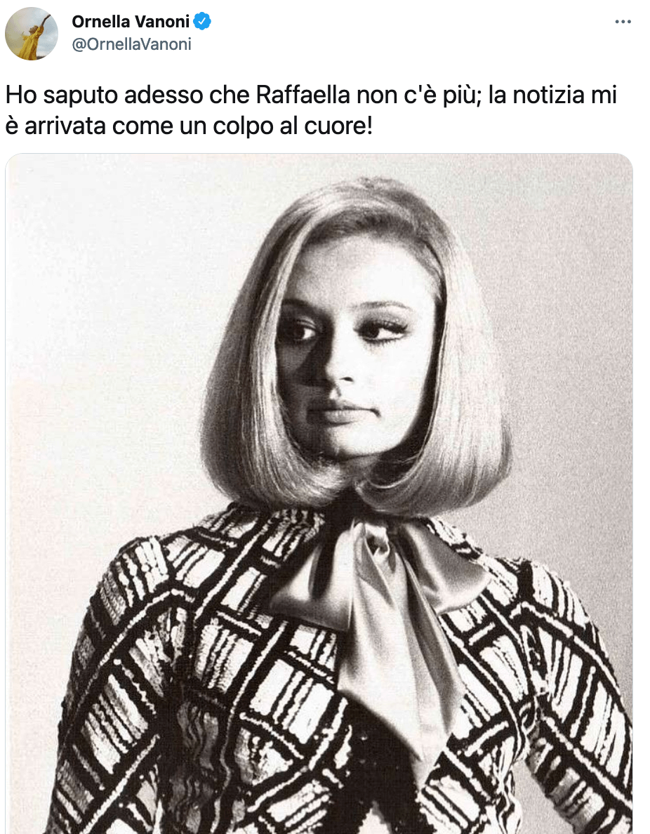 Tutti ricordano e celebrano Raffaella Carrà