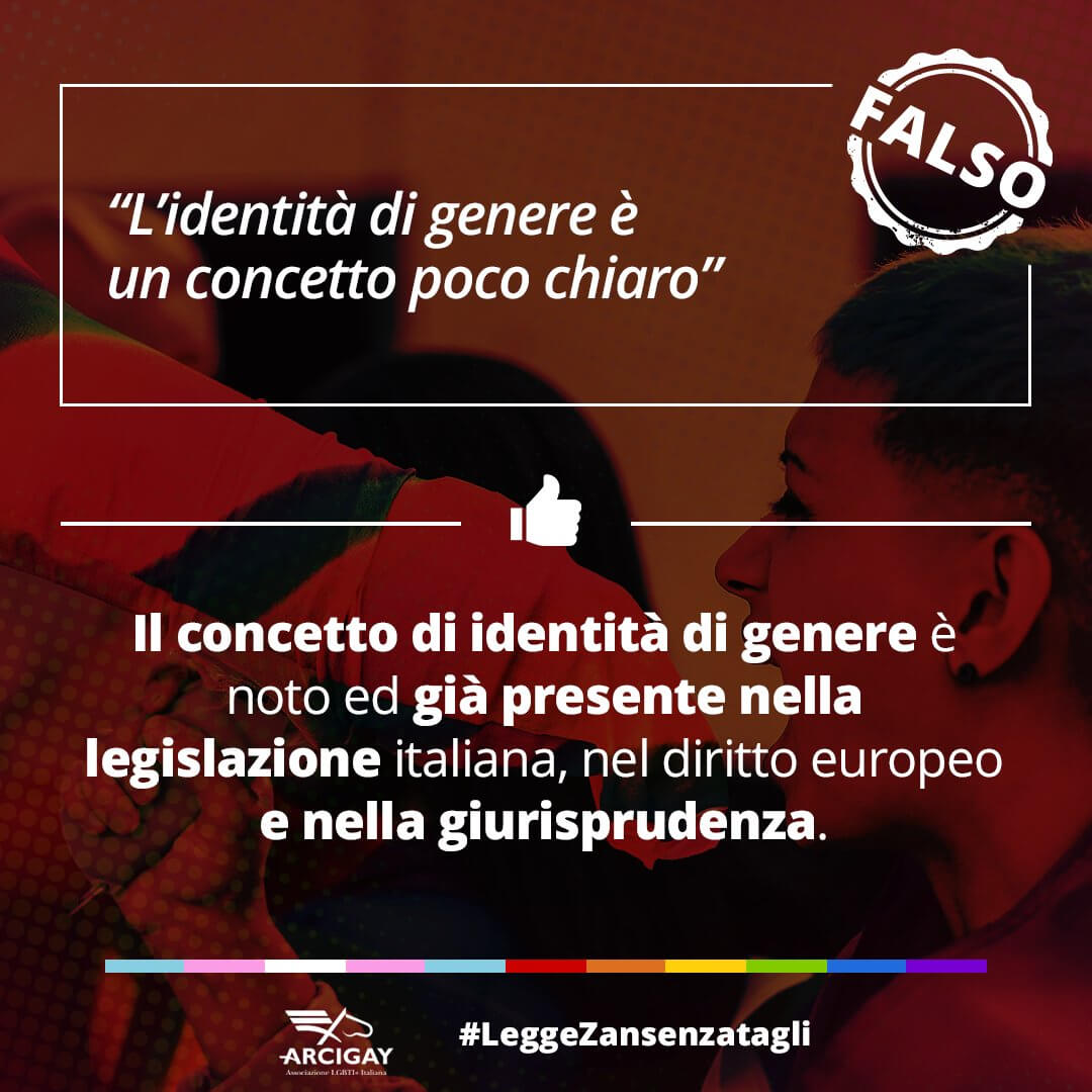 #LeggeZansenzatagli, Arcigay si rivolge ai senatori con una campagna che smonta le fake news sul DDL - campagna Arcigay rivolta ai senatori che smonta le fake news sul DDL 4 - Gay.it