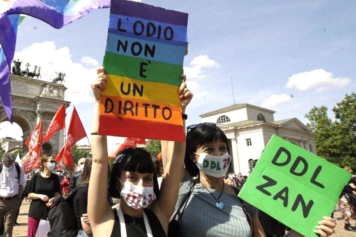 DDL Zan ucciso contro il volere degli italiani, anche gli elettori di centro destra sono favorevoli