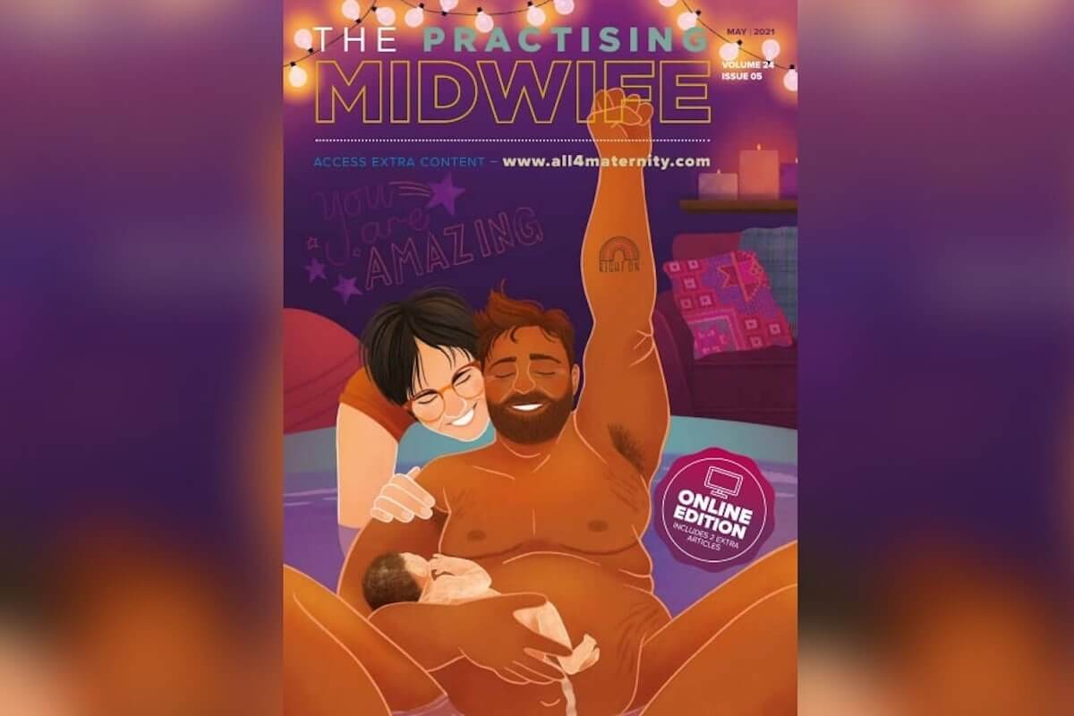 Rivista medica pubblica in copertina un uomo trans che partorisce, e scoppia la polemica