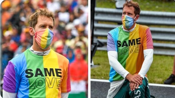 Ungheria Formula 1, Vettel: “Felice se mi squalificano per aver indossato una maglia arcobaleno” - 733EA705 F6C1 4647 9321 DC5C483FF87A - Gay.it