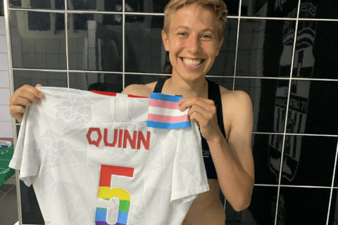 Tokyo 2020, Quinn prima persona trans di sempre a vincere una medaglia olimpica - Quinn - Gay.it