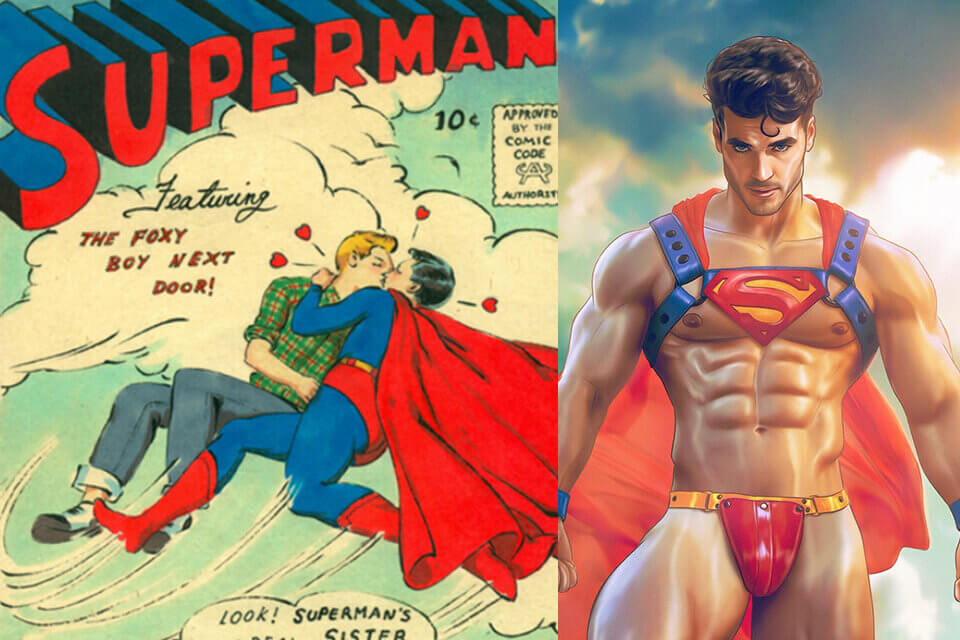 Fantasie di un Superman gay - Supermanga cover - Gay.it