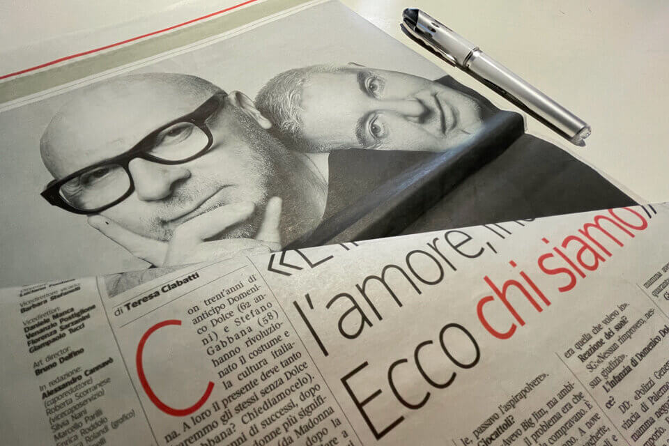 Domenico Dolce racconta il suo coming out a Teresa Ciabatti