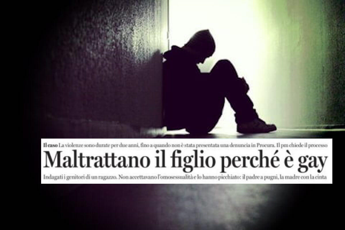 Latina, picchiavano il figlio perché gay: genitori denunciati