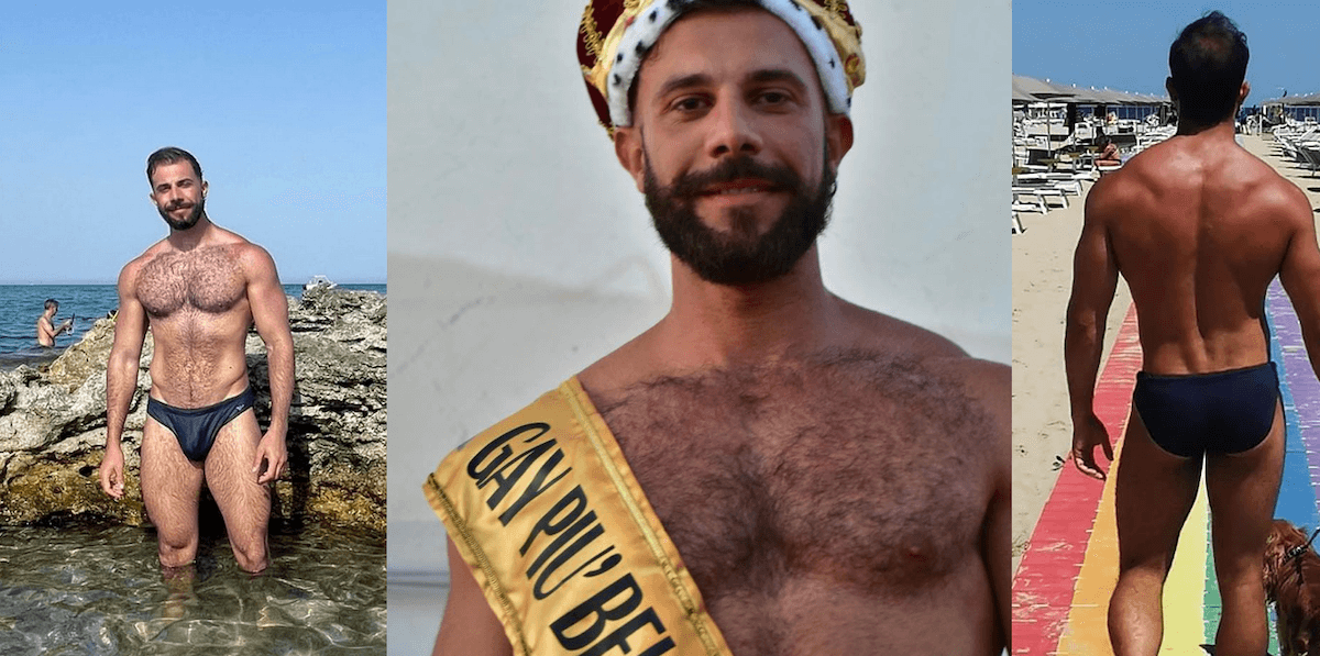Pier Paolo Catacchio eletto “Gay più bello d’Italia 2021” – la gallery social