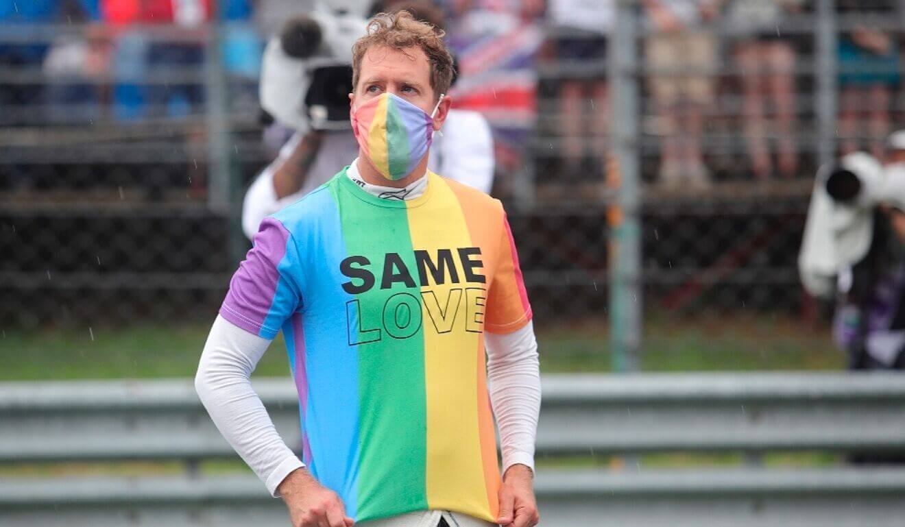 Sebastian Vettel e la maglia rainbow in Ungheria: “Dovevo mandare un messaggio, ne vado orgoglioso”