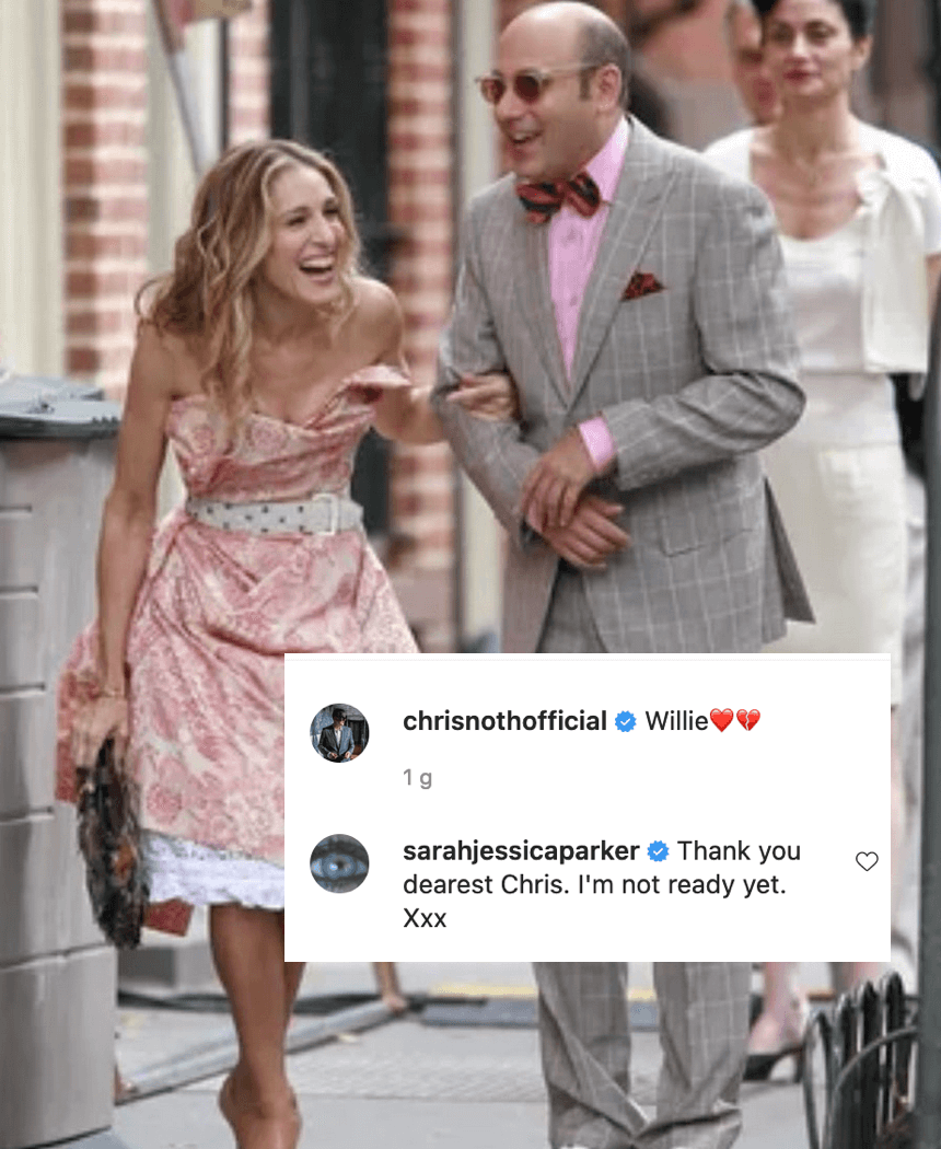 Sex and the City, Sarah Jessica Parker “non è ancora pronta” ad affrontare la morte di Willie Garson - Carrie Bradshaw Stanford Blatch - Gay.it