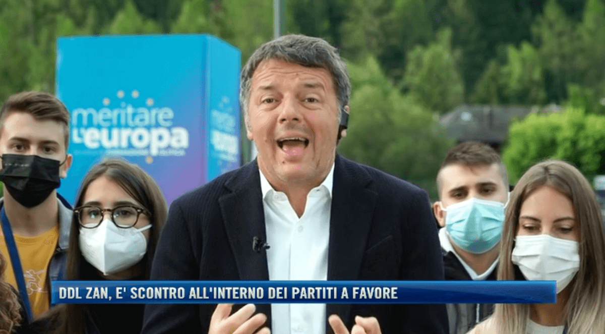 DDL Zan, Renzi: “Risolviamo identità di genere, libertà di opinione, scuole e lo chiudiamo in 10 minuti”