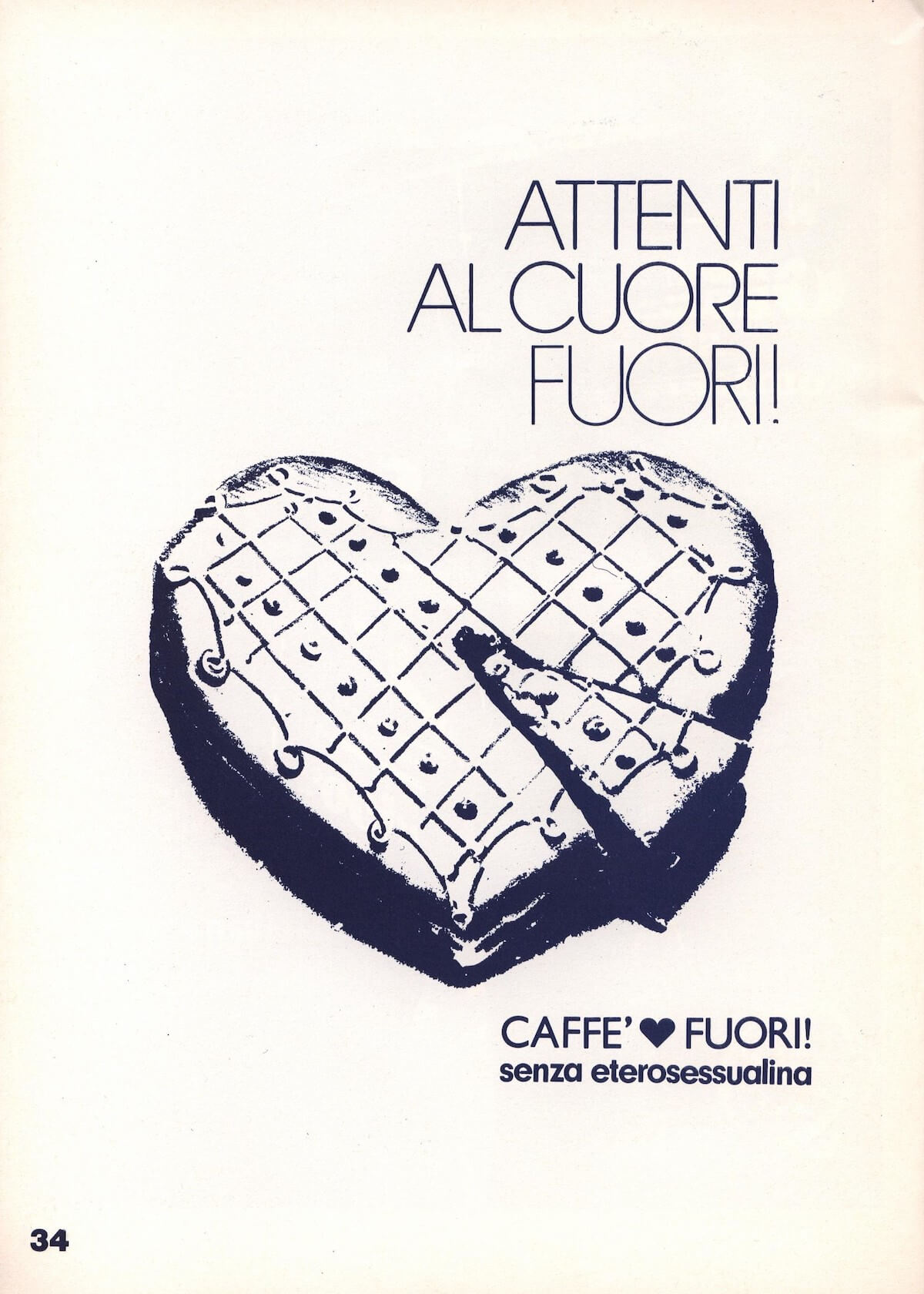 Pubblicità progresso, Attenti al cuore..., Pubblicità progresso, 1978, Marco Silombria