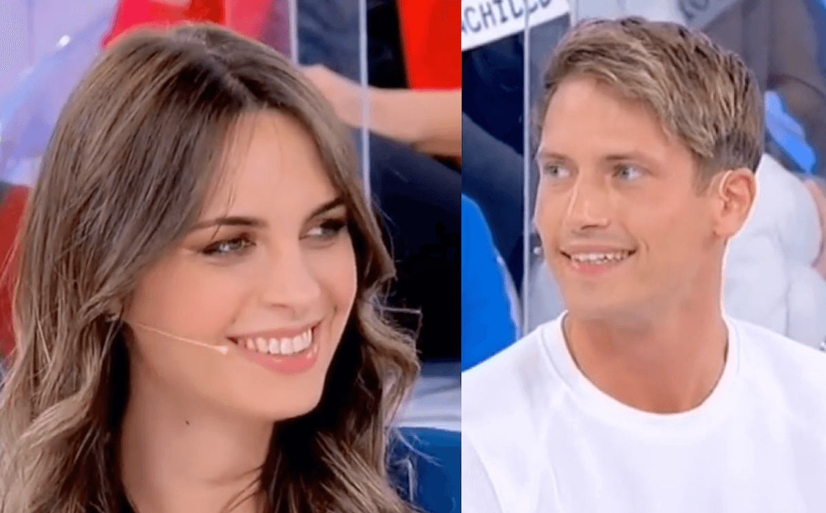 Andrea Nicole e Ciprian, scatta il primo bacio a Uomini e Donne:  “Sono in imbarazzo” – VIDEO