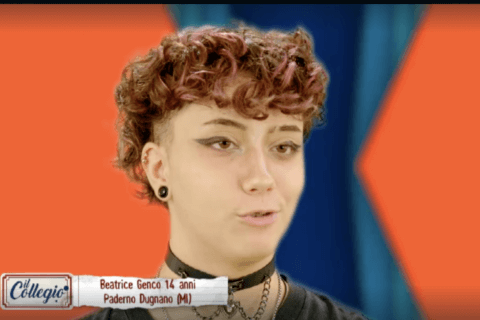 Beatrice "Kim" Genco de "Il Collegio" è la prima concorrente non-binary di un reality in Italia - Il Collegio Beatrice Genco - Gay.it